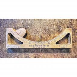British WWII Clinometer  Mortar MK IV Target Level